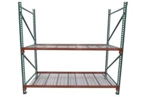 AK MATERIAL AK Industrial Teardrop Pallet Rack Frame - 42in.D x 120in.H, Model Number AK-UFI-120-42