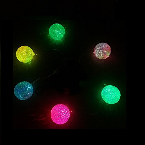 image for AVEKI Solar Wind Chimes Outdoor, Changing Color Solar Power Ball Wind 