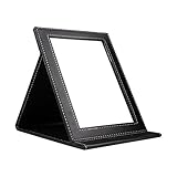 DUcare Portable Folding Vanity Mirror with Standing, Large
