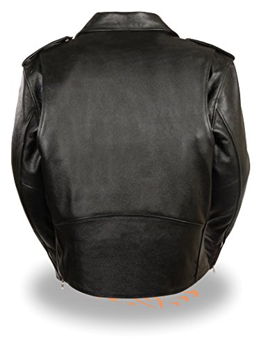 Milwaukee Men's Motorcycle Jacket (Black, XX-Large)