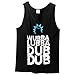 Rick and Morty Wubba Lubba Dub Dub Black Tank Top Rick Sanchez (Large)