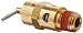 Control Devices ST25-1A175 ST Series Brass Soft Seat ASME Safety Valve, 175 psi Set Pressure, 1/4 Male NPT primary