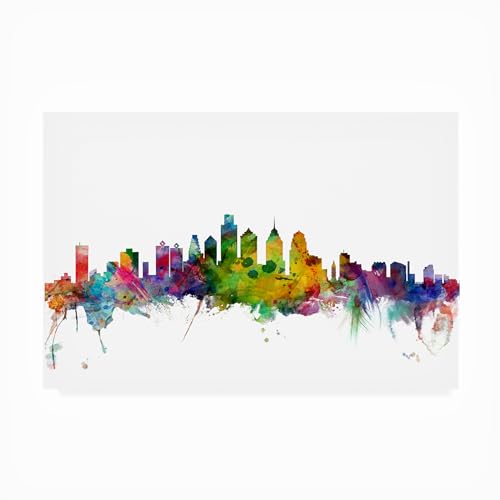 Trademark Fine Art Outdoor Canvas Art - Michael Tompsett 'Philadelphia Pennsylv…