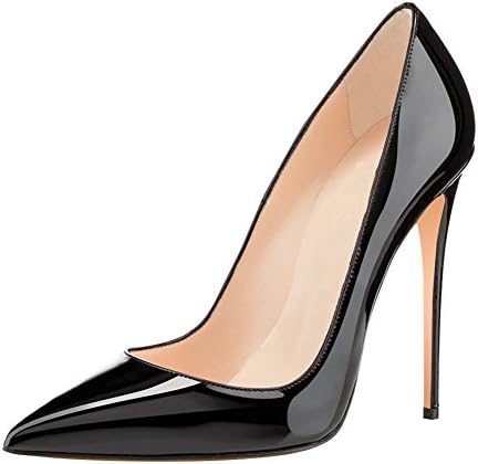 Hecater Pointed Toe Pumps,Women High Heel Stilettos Sexy Slip On Dress Party Shoes Size 4-15 US