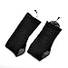 Yanqueens Rechargeable Battery Heated Socks Kit Chronically Cold Feet Women Men (Blac)
