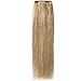 Clip in Human Hair Extensions 11 Inch #Salmon