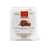 Radius Cranberry Coated Dental Floss, 50 Meter -- 6 per case.