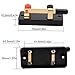 XFFCSEC 6pcs Single Knife Switch:Used for Physics Laboratory,School Electronic Experimenting,Great for Demos Teaching Basic Principles of Electricity & How a Simple Circuit Works