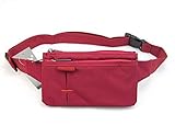KISS GOLD(TM) Outdoor Slim Close Fitting Waist Bag(Burgundy)