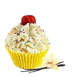 Vanilla Birthday Novelty Cupcake Soap - Medium - All Natural Soap - Ideal Gift for Any Occasion