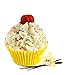 Vanilla Birthday Novelty Cupcake Soap - Medium - All Natural Soap - Ideal Gift for Any Occasion