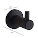MARMOLUX ACC Coat Hooks Towel Hook Black Towel Hooks Bathroom Hand Towel Holder Wall Mount Heavy Duty Stainless Steel Door Decorative Holder