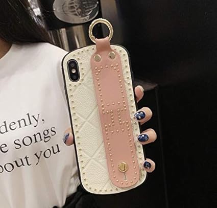 Amazon Co Jp Iphone11ケース ロゴ スタッズ オルチャン ベルト付きケース カラナビリング付 ベルトレザー 革 可愛い 愛らしい ラブリー 韓国 ファッション スマートフォン スマホケース スマホカバー カバー イレブン 11 Iphoneケース 6 1インチ Iphone11ケース