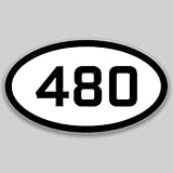 DHDM 480 Area Code Sticker Arizona Mesa Apache