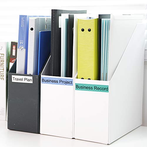 Unistar Ptouch Tape 12mm 0.47 White Label Tape Compatible for Brother