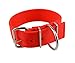 MEIKAI 2 Inch Adjustable Heavy Duty Tough Nylon Classic Dog Collar with Stainless Steel Metal Buckle for Large Dog(Red)
