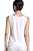 Fashion Silk Women's Blouse Silk Tank Tops XX-Lager White