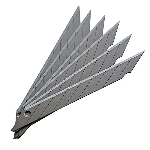 image for Ehdis Light Duty 9mm Snap Off 30 Degree Blades Slim Stainless Steel Sh