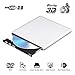 External Blu Ray DVD Drive 3D, USB 3.0 Optical Bluray DVD CD RW Row Burner Player Rewriter Compatible for MacBook OS Windows 7 8 10 PC iMac