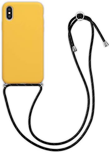 Kwmobile 対応 Apple Iphone X ケース ネック ショルダー ストラップ付き 首かけ 斜めがけ ひもの長さ調整可 スマホカバー