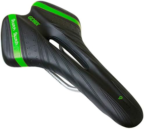 Gorix ゴリックス 自転車 低反発 お尻が痛くない サドル 厚手クッション やわらかい開口タイプ おしゃれ カスタマイズ ロードバイク マウンテン バイク 他対応 A6 1