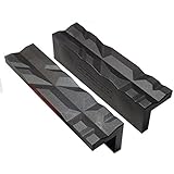 Vise Jaws - Nylon, Multipurpose - Use on Any Metal Vise, Magnetic Reversible Pads, Clamps Flat or Round Products - Available in 4" or 6" (2 Sets in 1)