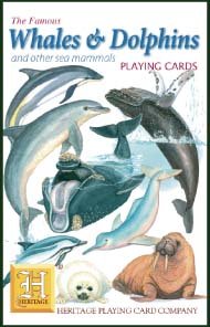 Heritage Playing Cards - Whales and Dolphins (and other sea mammals) Playing Cards