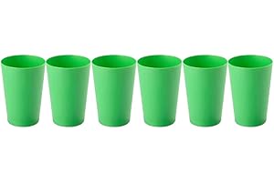 Unbreakable Plastic Cups 160ml Lightweight Stackable Reusable Tumblers for Water Milk Juice Smoothies Dishwasher Microwave Sa