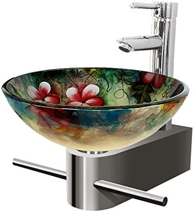 Homelava 洗面ボウル 壁洗面ボウル 手洗い器 壁付洗面ボウル 洗面ボールセット 洗面化粧台 最新版 洗面ボウル おしゃれ 手洗い鉢トイレ 手洗い ボウルセット 洗面ボウル ガラス 彩色上絵洗面ボウル 蛇口セット 浴室用 キッチン用 強化ガラス製 排水金具と蛇口付き 花型 Homelava 洗面ボウル 壁洗面ボウル 手洗い器 壁付洗面ボウル 洗面ボールセット 洗面化粧台 最新版 洗面ボウル おしゃれ 手洗い鉢トイレ 手洗い ボウルセット 洗面ボウル ガラス 彩色上絵洗面ボウル 蛇口セット 浴室用 キッチン用 強化ガラス製 排水金具と蛇口付き 花型