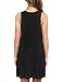AUSELILY Women's Casual Loose Swing Basic Cotton Tunic Dresses Tank Dresses M, Black