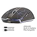 Rechargeable Wireless Mouse,6 Buttons,cyclic Illuminating Powered by Li-Polymer Battery,Optical Sensor,Nano USB Receiver,3-Stage DPI speeds for PC,Laptop,Tablet, MacBook etc(Firework Light)thumb 3