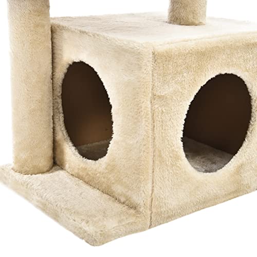 Amazon Basics Cat Tree With Cave, Scratching Posts on Galleon Philippines