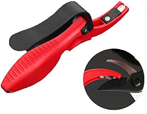 SYOOY Scissor Sharpener Handheld Pruning Shears Multi-Purpose Sharpener for Shears Gardening Pruners Alloy Steel