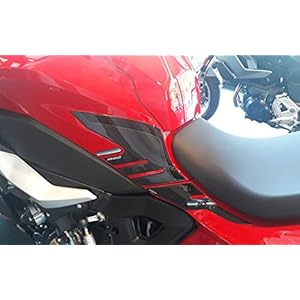 2 x 3D-motor-tankpads, compatibel met BMW S1000XR 2020-2021.