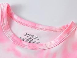 Dolphin&Fish Kids Short Pjs Girls Summer Pajamas