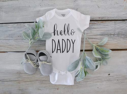 Hello Daddy Onesie Pregnancy Announcement