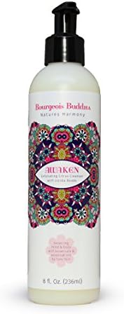 Bourgeois Buddha AWAKEN: Jojoba &amp; Citrus Cleanser for Face &amp; Body. Deep cleansing, Glycolic Acid, Salicylic Acid, Lactic Acid. Jojoba micro-beads, Antioxidants, Vitamins A, C, E. Essential oils. Vegan