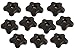 Taytools 770801 Lot 10 Each 5/16 18 Female Thread Star Knobs 2 inch Diameter with Through Insert