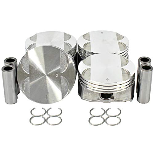 DNJ P336 Piston Set for 2006-2015 / Buick, Chevrolet, GMC, Pontiac, Saturn/Aura, Cobalt, Equinox, G5, G6, HHR, Impala, Ion, LaCrosse, Malibu, Regal, Sky, Solstice, Terrain, Vue / 2.4L / DOHC / 16V