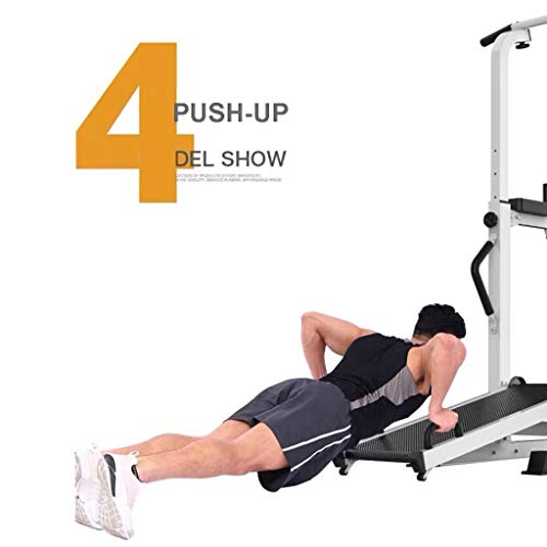 Fitness-Equipment-Dip-Station-Free-Standing-Pull-up-Bar-Stand-Power-Tower-with-Treadmill-Multi-Function-for-Home-Gym-660-Weight-Capacity