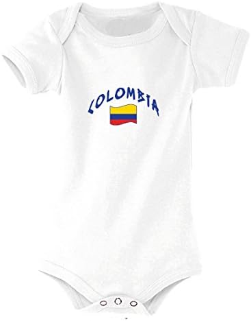 Colombia Infant Soccer Bodysuit
