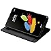 LG G Stylus 2 Case, Stylo 2 Case, JoJoGoldStar 5 Card Bicast PU Leather Folio Wallet with Magnetic Flap and Kickstand, Comes with Screen Protector and Stylus - Black
