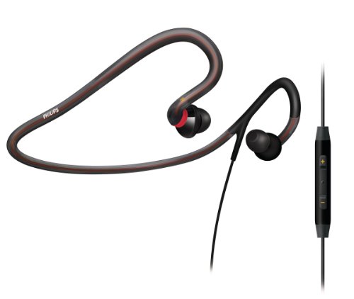 Philips ActionFit SHQ4017/28 Sports Neckband Headset, Colors May Vary (Discontinued by Manufacturer)