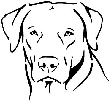 Mixed Media - LABRADOR Dog Breed Face Retriever 8.5