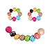 Eworld - Squishy Macarons Cake Toy - 3 Pcs Jumbo Slow Rising Kawaii Soft Cute Hand Pillow Cream Scented Squeeze Hand Wrist Gift Stress Toy
