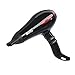 JINRI Professional Household Folding Negative Ionic Hair Dryer 1875W DC Motor Blow Dryer 2 Speeds 3 Heat Settings Cold Shot Button with Styling Concentrator Nozzle(Red)