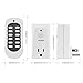 INTEY Wireless Remote Control Outlet Electrical Switch for Household Appliances Battery Included