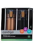 Contigo Pinnacle Travel Mug 2 Pack Gold/Matte Black