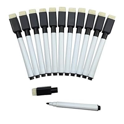 12 Black Magnetic Dry Wipe Whiteboard Marker Pens Uganda Ubuy