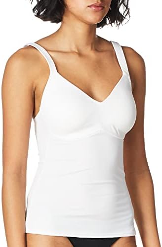 Ahh By Rhonda Shear Women's Plus Size Molded Cup Camisole, White, M price  in UAE | Amazon UAE | kanbkam